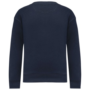 Sweat-shirt écoresponsable à col rond oversize enfant 22