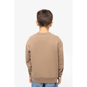 Sweat-shirt écoresponsable à col rond oversize enfant 8