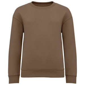 Sweat-shirt écoresponsable à col rond oversize enfant 3