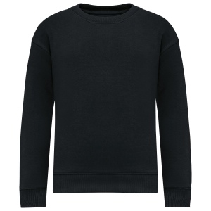 Sweat-shirt écoresponsable à col rond oversize enfant 2