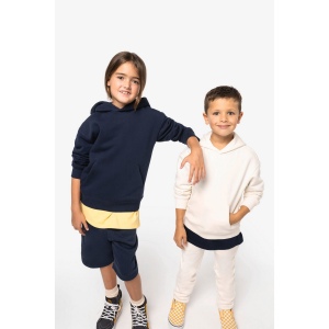 Sweat-shirt écoresponsable à capuche oversize enfant