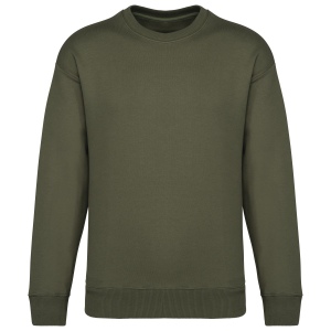 Sweat-shirt écoresponsable à col rond oversize unisexe 16