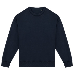 Sweat-shirt écoresponsable à col rond délavé oversize unisexe 14