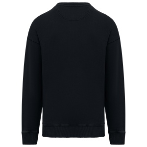 Sweat-shirt écoresponsable à col rond délavé oversize unisexe 15