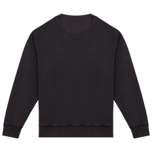 Sweat-shirt écoresponsable à col rond délavé oversize unisexe 16