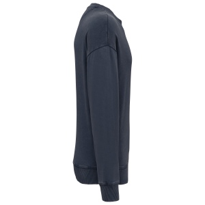Sweat-shirt écoresponsable à col rond délavé oversize unisexe 20