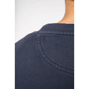 Sweat-shirt écoresponsable à col rond délavé oversize unisexe 9