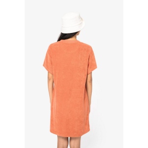 Robe t-shirt écoresponsable en éponge à épaules tombantes femme 6