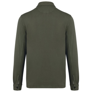 Surchemise écoresponsable délavée en molleton gratté homme 18