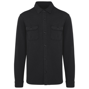 Surchemise écoresponsable délavée en molleton gratté homme 2