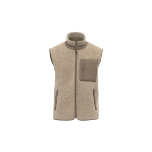 Bodywarmer écoresponsable en sherpa unisexe 3