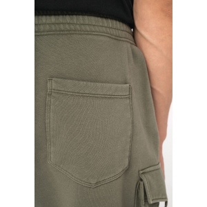 Short cargo écoresponsable délavé French Terry homme 9