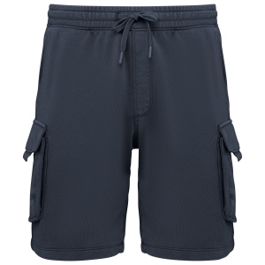 Short cargo écoresponsable délavé French Terry homme 3