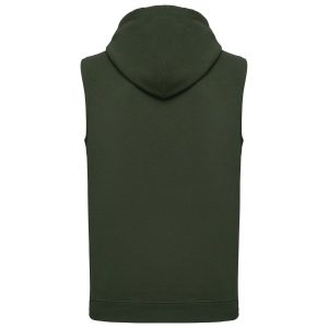 Sweat-shirt à capuche sans manches unisexe 17