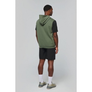 Sweat-shirt à capuche sans manches unisexe 7
