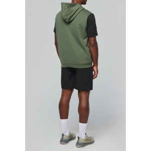 Sweat-shirt à capuche sans manches unisexe 12