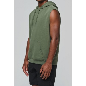 Sweat-shirt à capuche sans manches unisexe 13