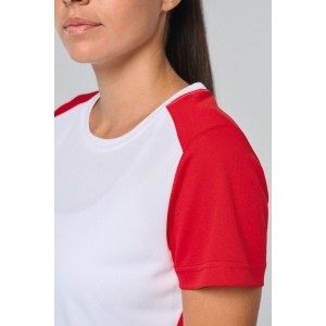 T-shirt de sport écoresponsable bicolore femme 7