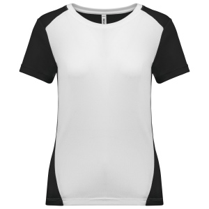 T-shirt de sport écoresponsable bicolore femme 2
