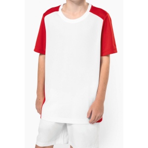 T-shirt de sport écoresponsable bicolore enfant 17