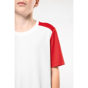 T-shirt de sport écoresponsable bicolore enfant 14