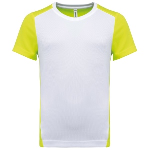 T-shirt de sport écoresponsable bicolore enfant 4