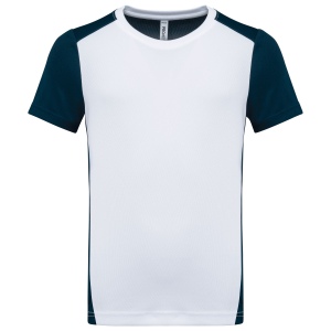 T-shirt de sport écoresponsable bicolore enfant 5