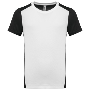 T-shirt de sport écoresponsable bicolore enfant 2