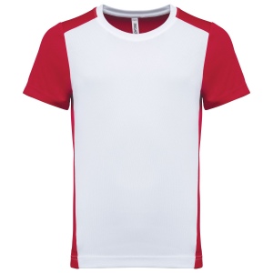 T-shirt de sport écoresponsable bicolore enfant 6