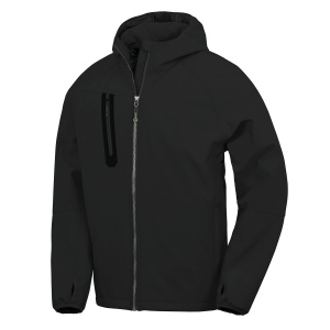 Veste Softshell 3 couches recyclée à capuche unisexe 8