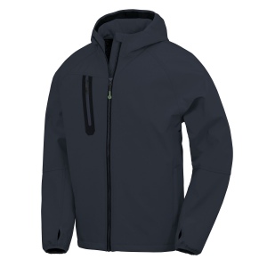 Veste Softshell 3 couches recyclée à capuche unisexe 9