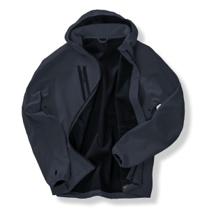 Veste Softshell 3 couches recyclée à capuche unisexe 3