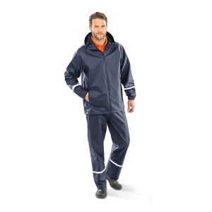 Veste imperméable Prism PU avec bandes réfléchissantes 14