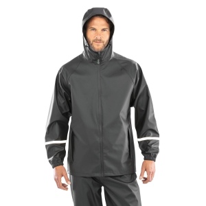 Veste imperméable Prism PU avec bandes réfléchissantes 5
