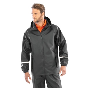 Veste imperméable Prism PU avec bandes réfléchissantes 8