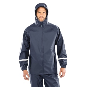 Veste imperméable Prism PU avec bandes réfléchissantes 11