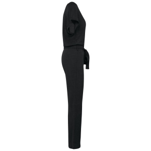 Combinaison en maille manches courtes en lin femme 12