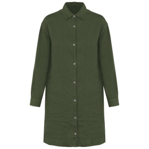 Robe chemise en lin femme 2