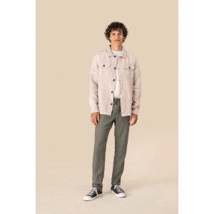 Surchemise délavée en lin homme 4