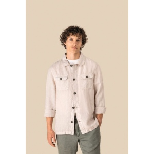 Surchemise délavée en lin homme 5