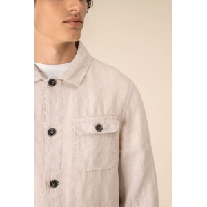 Surchemise délavée en lin homme 8