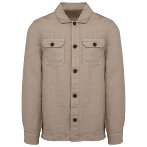 Surchemise délavée en lin homme 2