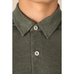 Chemise à manches courtes en lin homme 10