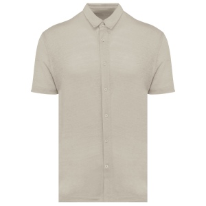 Chemise à manches courtes en lin homme 2