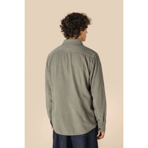 Surchemise écoresponsable délavée en velours côtelé homme 7
