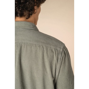 Surchemise écoresponsable délavée en velours côtelé homme 8