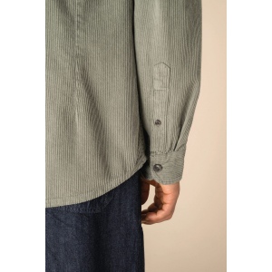 Surchemise écoresponsable délavée en velours côtelé homme 10