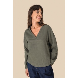 Blouse en lin femme 5