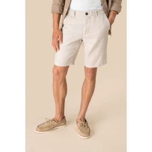 Bermuda en lin homme