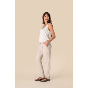Pantalon en lin femme 6